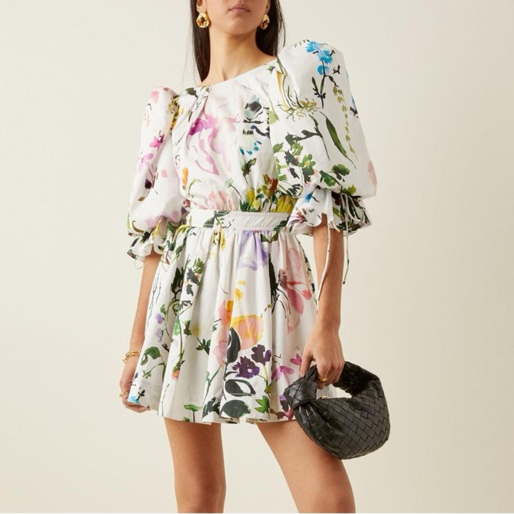 NWOT Aje Drift Puff Sleeve Minidress